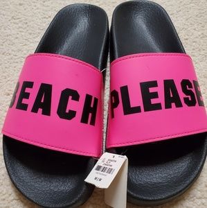 Pink size M slides
